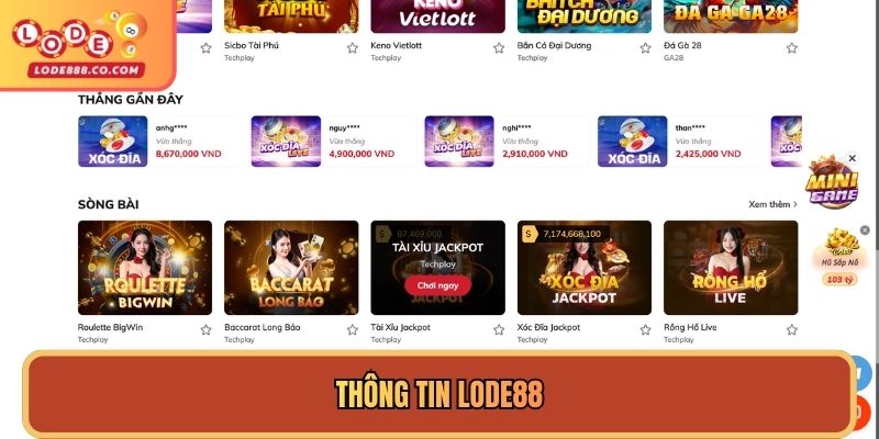 Thông tin Lode88